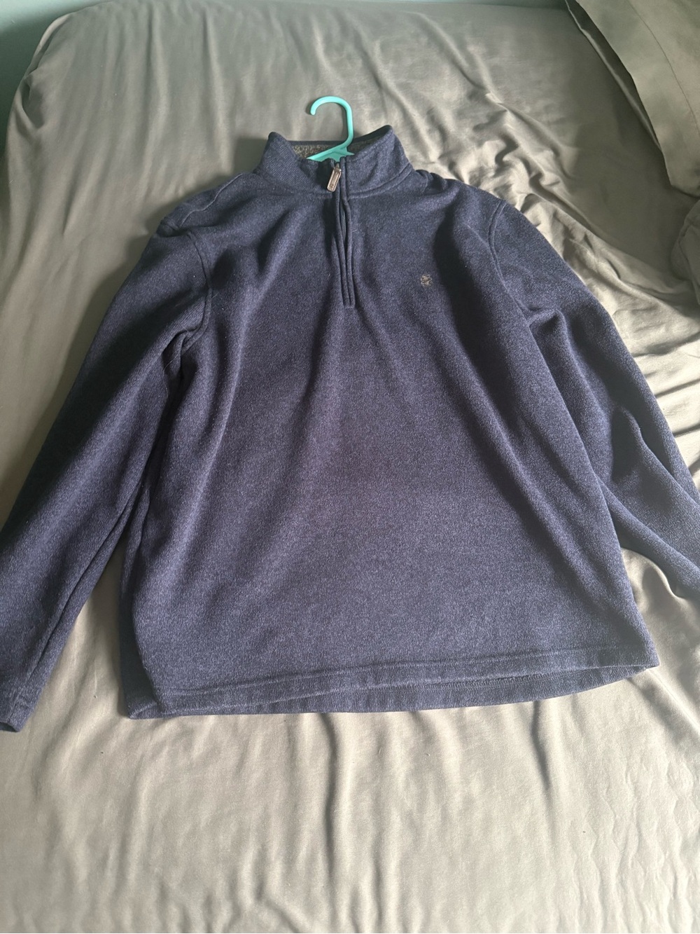Izod Navy Blue Half-Zip Pullover Sweater